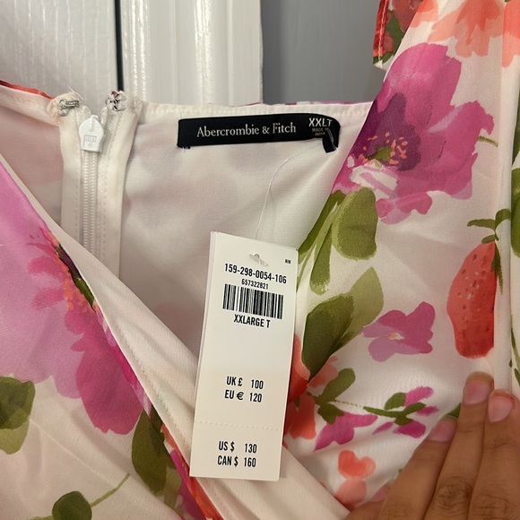 Abercrombie & Fitch | Ruffle Strap High-Low Maxi Dress - Picture 10 of 13